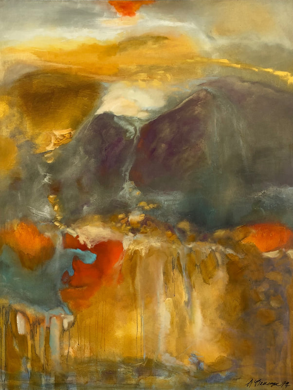 Abstract Oil Painting