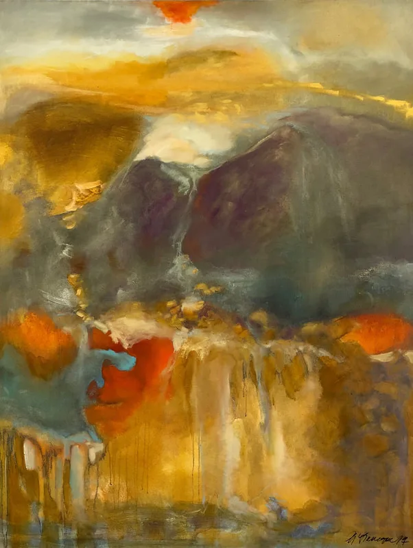 Abstract Oil Painting