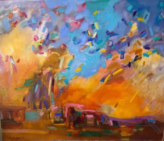 Abstract Oil Painting