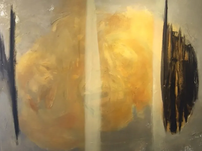 Stripe, Anne Leveque Abstract Oil
