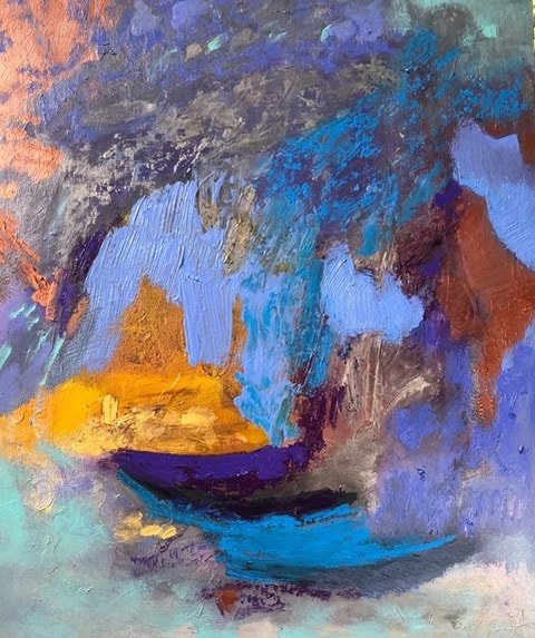 Abstract Oil Painting